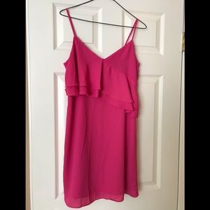 NWT J. Crew Hot Pink Spaghetti Strap Dress 2